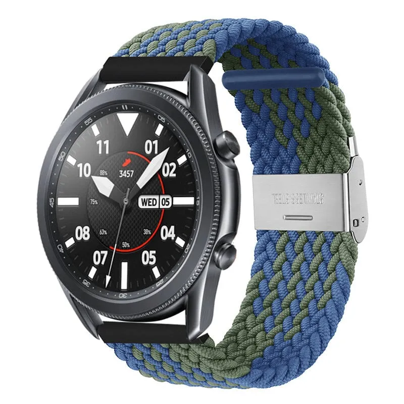 Nylon Braided Loop Watch Straps Compatible with the Timex 22mm Range