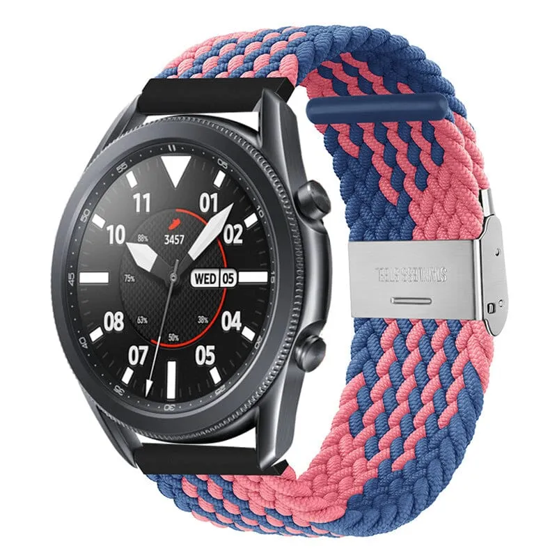 Nylon Braided Loop Watch Straps Compatible with the Timex 22mm Range