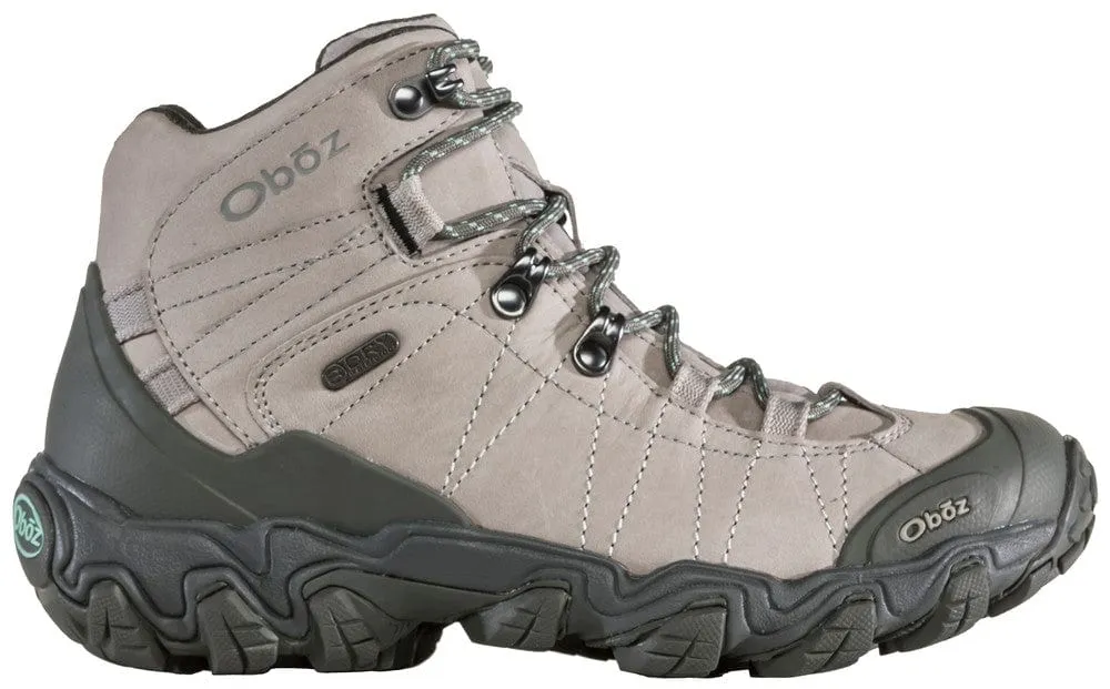 Oboz Women's Bridger Mid Waterproof Hiking Boots- Frost Grey