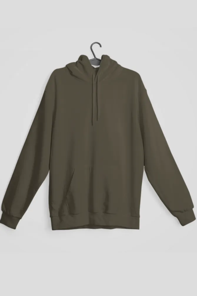 Olive Green Hoodie for men