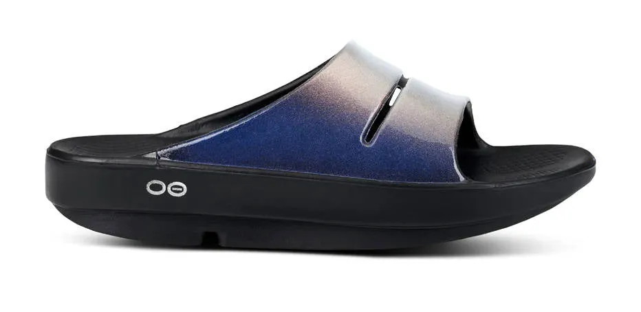 OOFOS Womens OOahh Luxe Slide Calypso