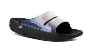 OOFOS Womens OOahh Luxe Slide Calypso