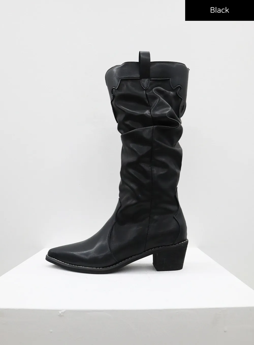 Pointed Toe Knee High Boots CF322