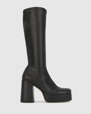 PREACH Platform Knee High Boots