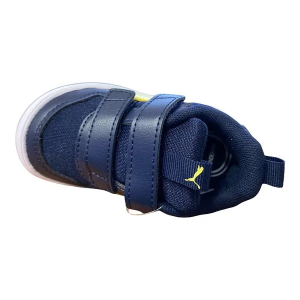 Puma scarpa da ginnastica da bambino Multiflex Mesh V Ps 380846 05 blu-limone