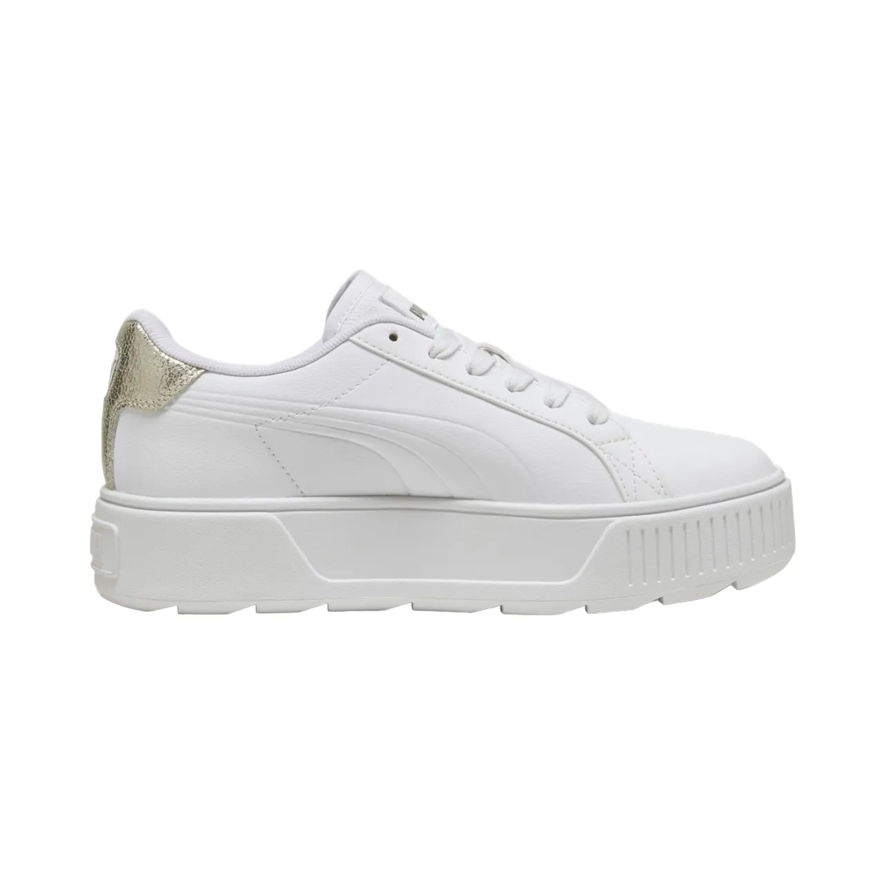 Puma scarpa sneakers da donna Karmen Metallic Shine 395099-01 bianco