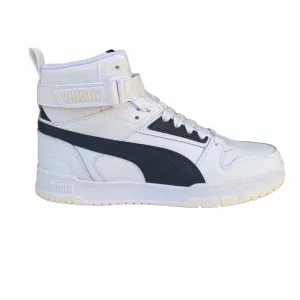 Puma scarpa sneakers da uomo con laccio e cinturino RBD Game 385839 01 bianco-nero