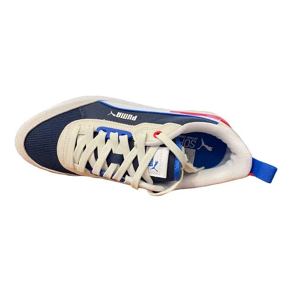 Puma scarpa sneakers da uomo R22 383492 05 blu-bianco