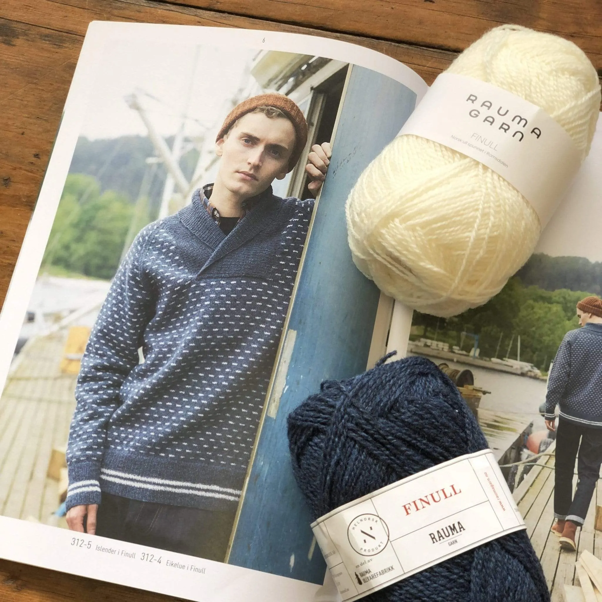 Rauma Pattern Book: Finullgarn Herre