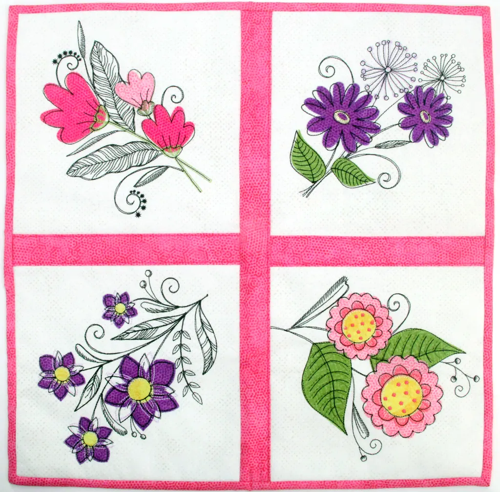 Reen Wilcoxson - Hand-Sketched Florals Design Collection Physical Card