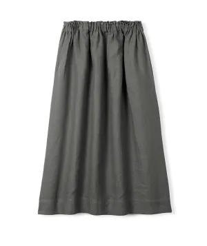 SAMPLE SALE<br>Charcoal Linen Skirt<br>Small