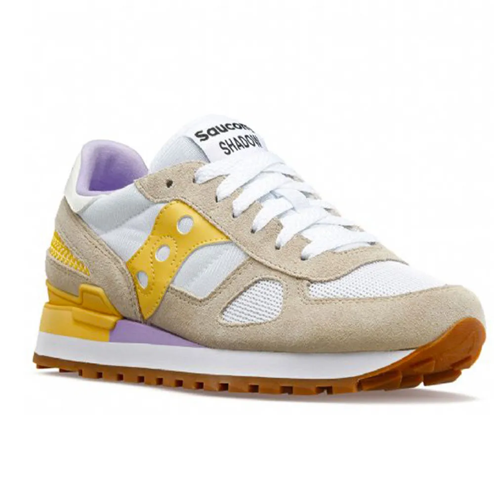 Scarpe Donna Saucony Sneakers Shadow Original White - Yellow