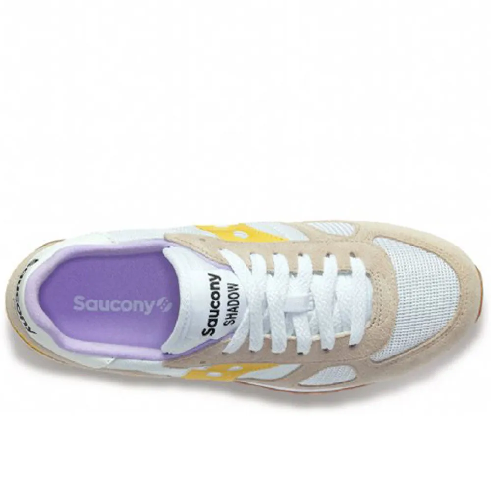 Scarpe Donna Saucony Sneakers Shadow Original White - Yellow