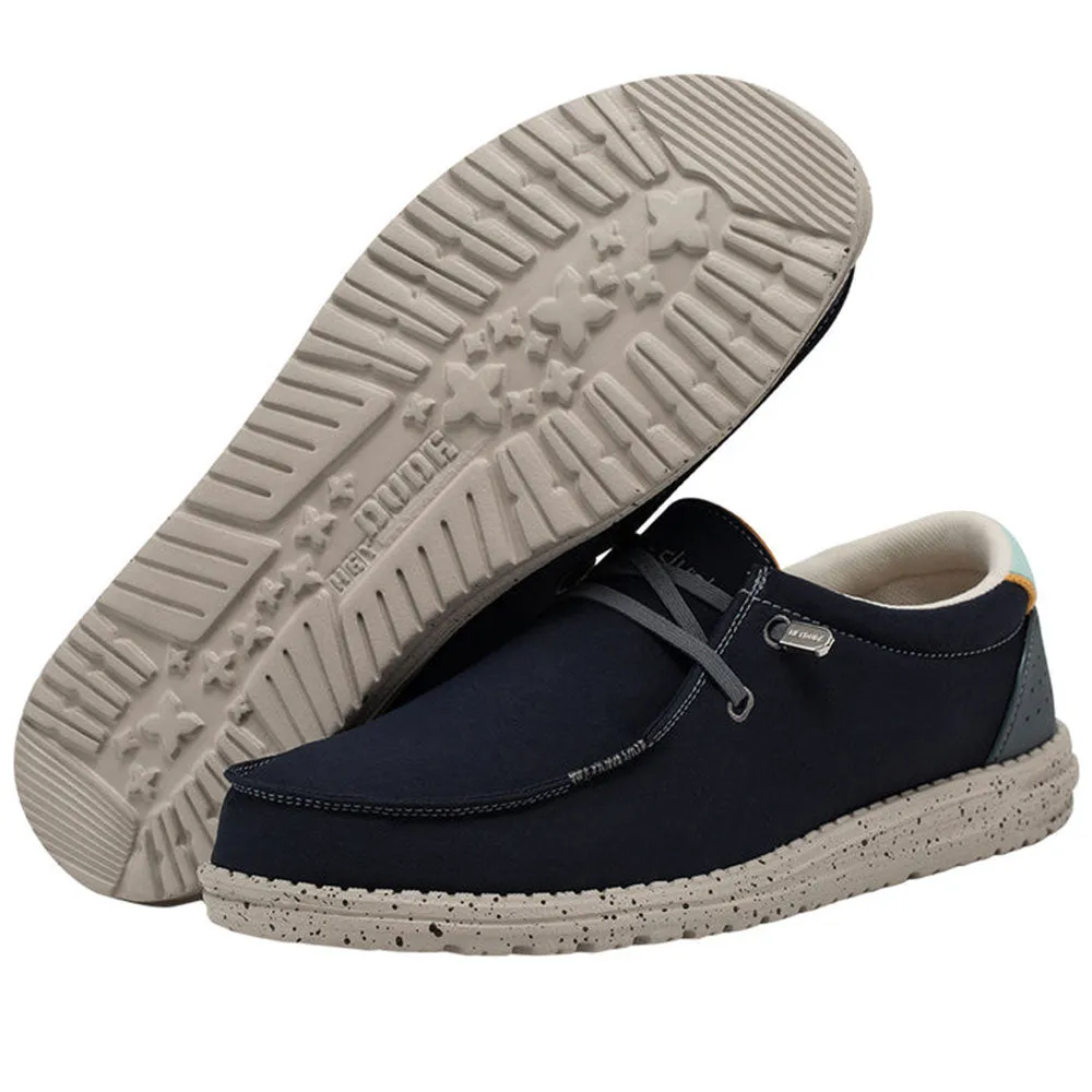 Scarpe Uomo HEY DUDE linea Wally Advanced Colore Ocean Blue