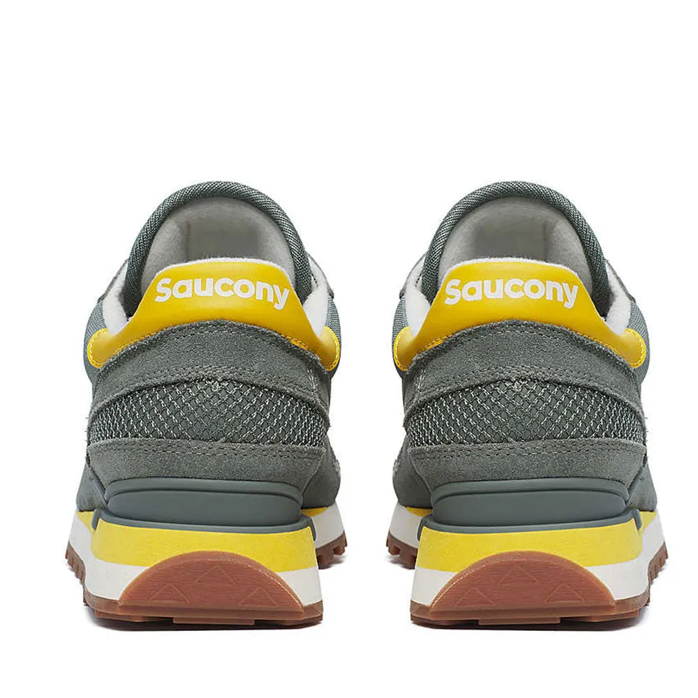 Scarpe Uomo Saucony Sneakers Shadow Original Agave - Yellow