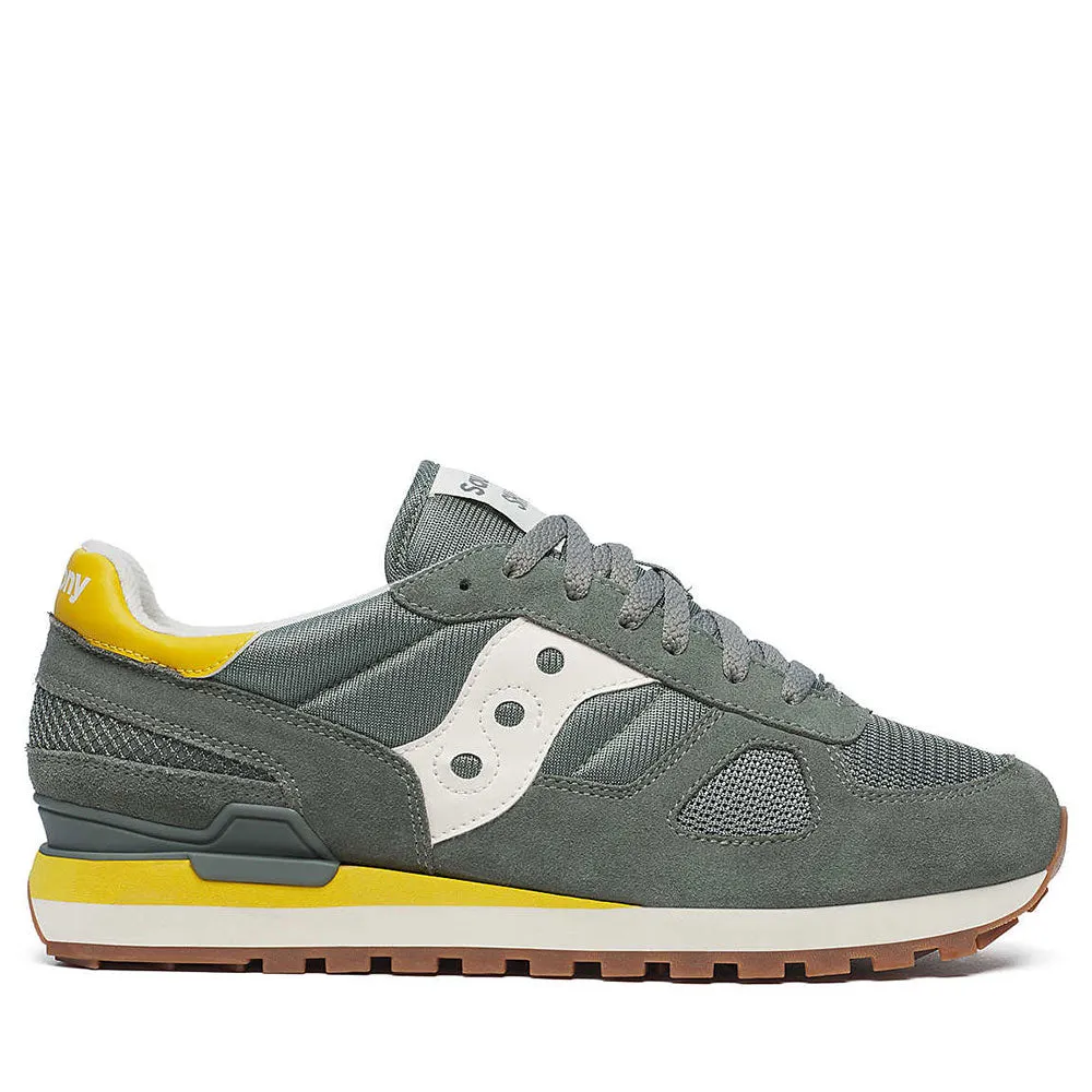 Scarpe Uomo Saucony Sneakers Shadow Original Agave - Yellow