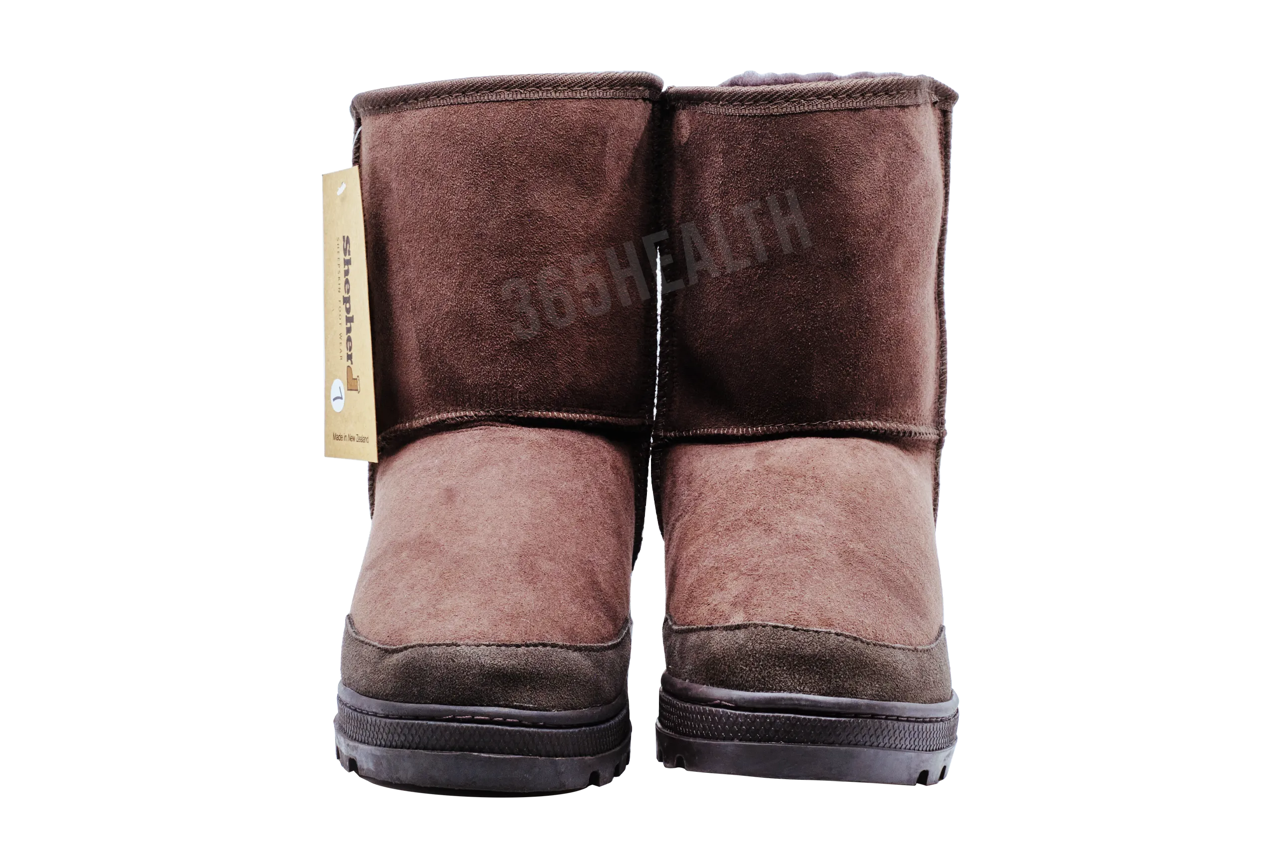 Sheepskin Wool Half Boots /Dark brown