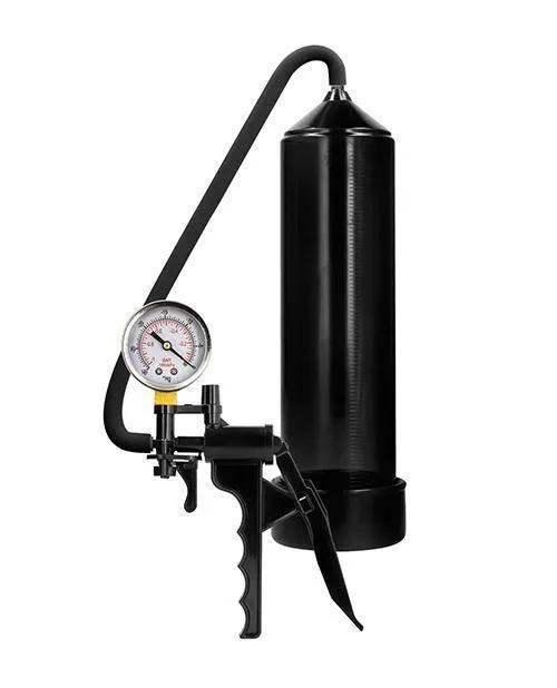 Shots Pumped Elite Beginner Pump W-psi Gauge - Black