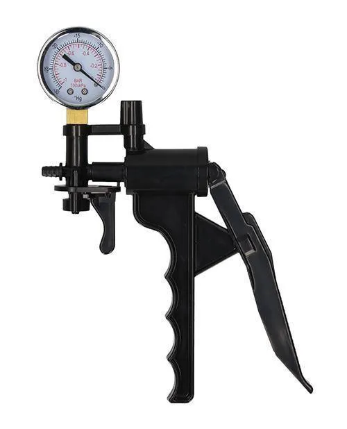 Shots Pumped Elite Beginner Pump W-psi Gauge - Black