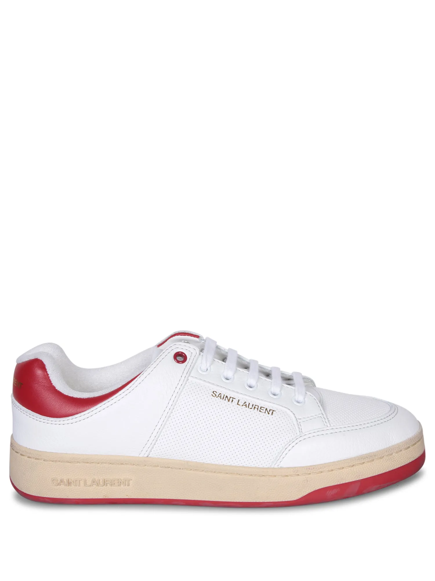 SL/91 white/red sneakers