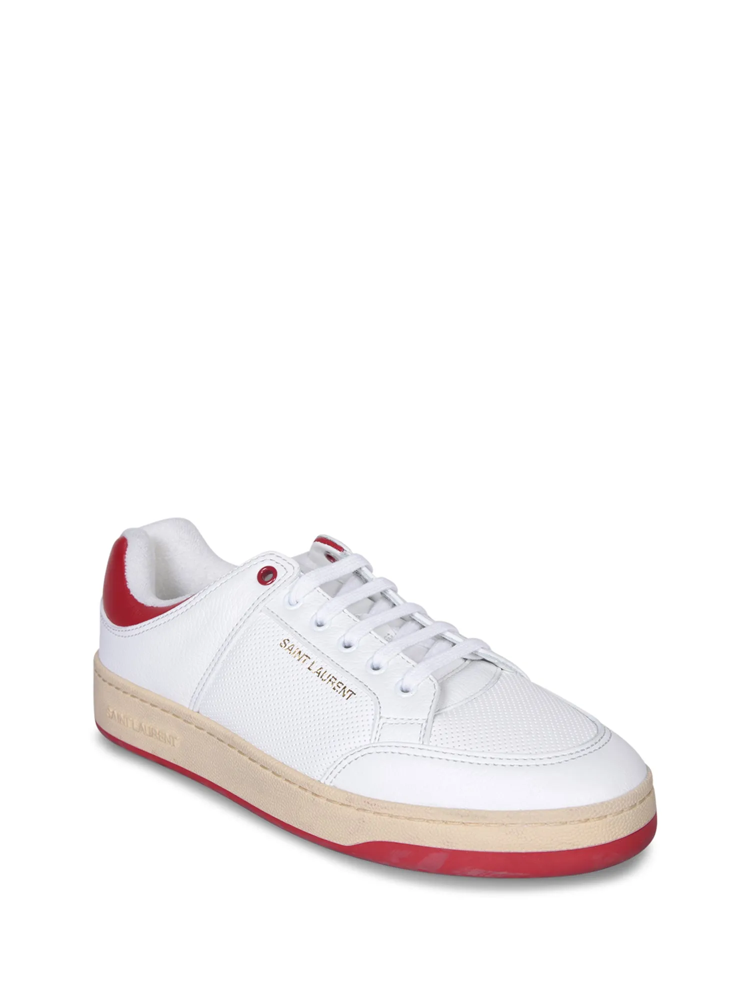 SL/91 white/red sneakers