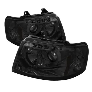 Spyder Ford Expedition 03-06 Halo Pro Headlights Smoked