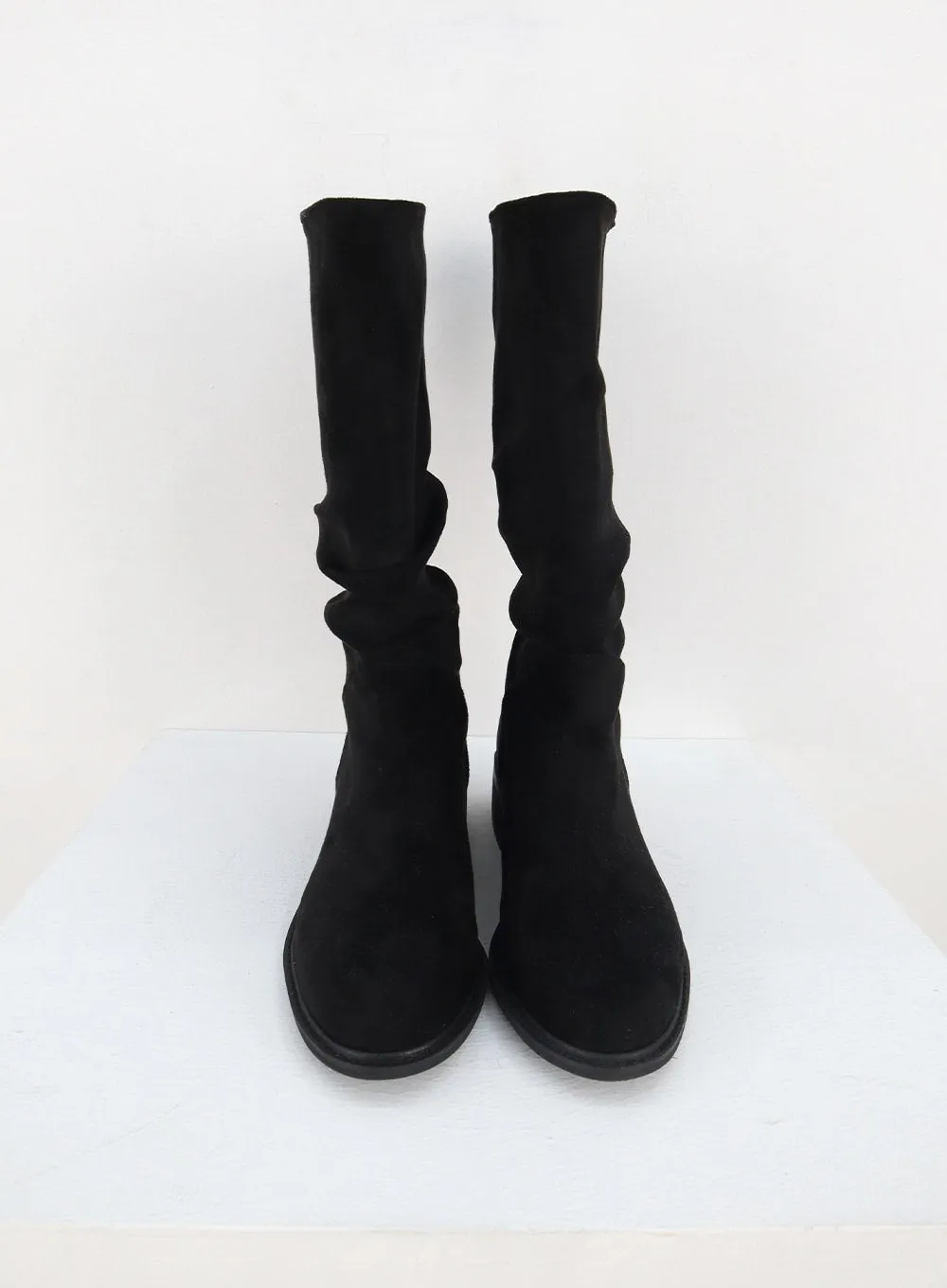 Suede Knee High Boots CA320