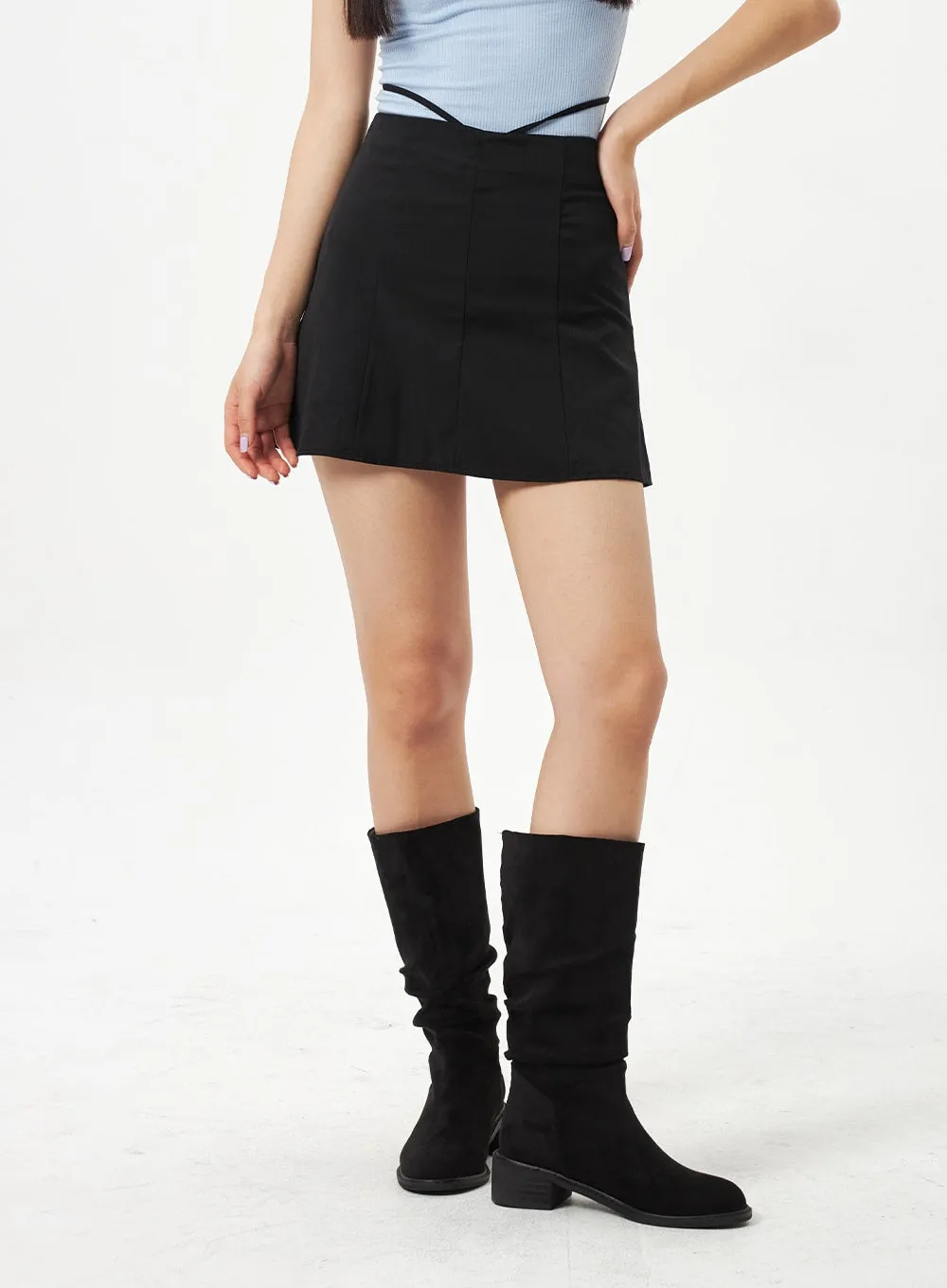 Suede Knee High Boots CA320