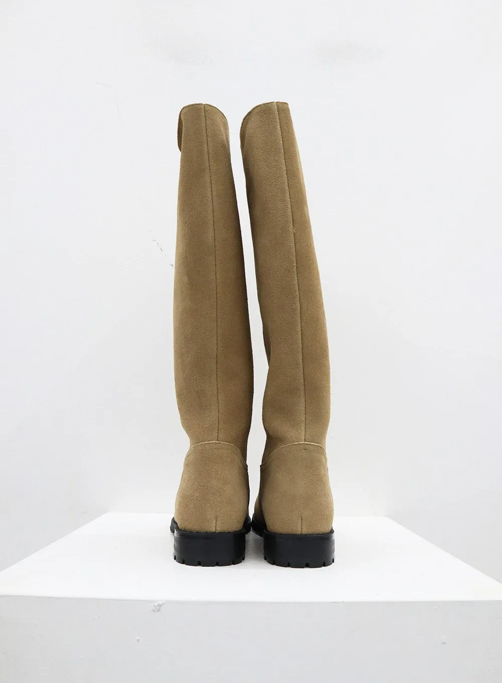 Suede Knee High Boots CJ310