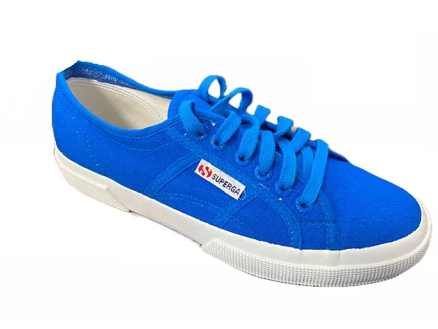 Superga 2750 cotufluo sneakers in tela S007XH0 C81 Blue Fluo