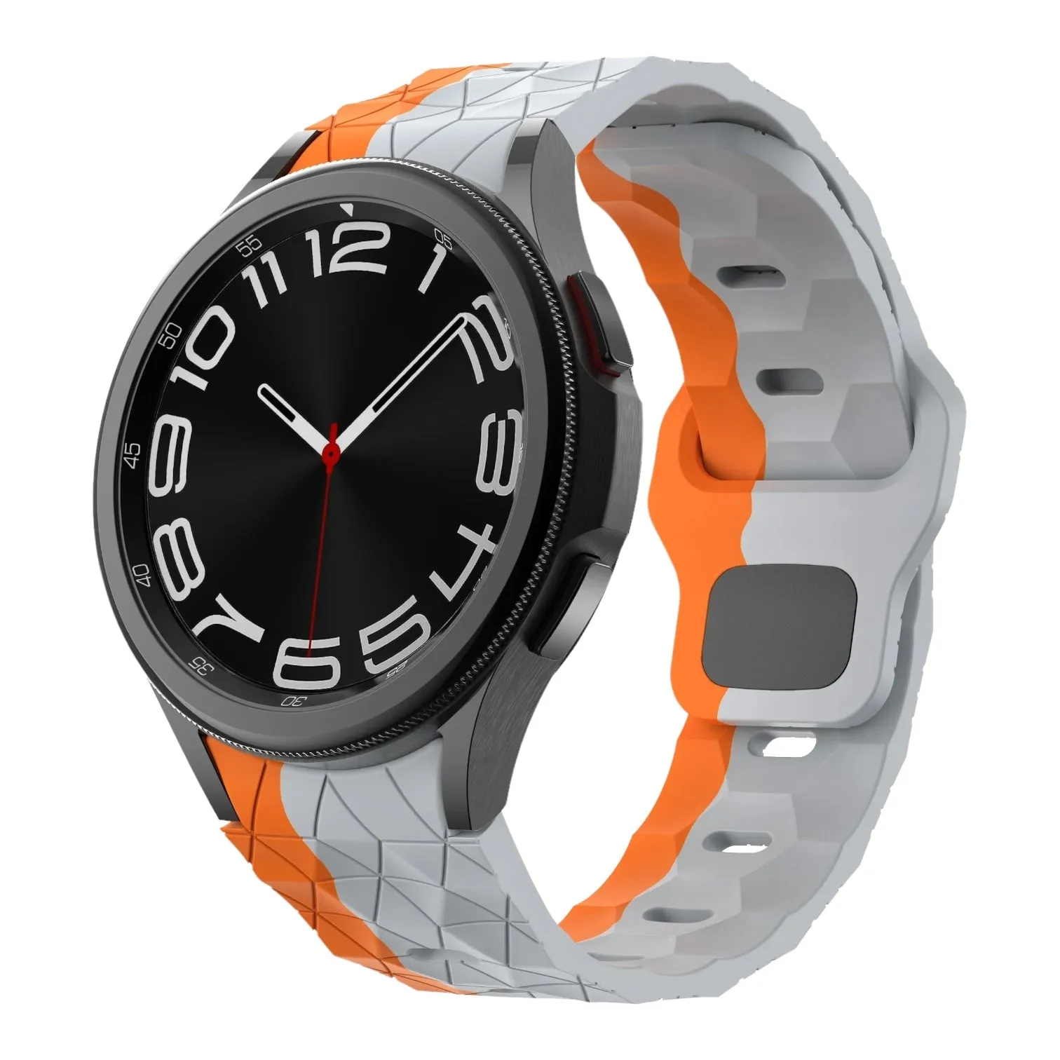 Timex 20mm Range compatible Silicone Football Pattern Watch Straps