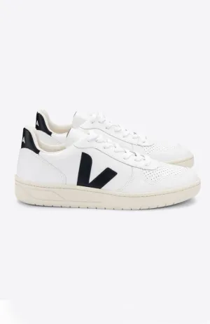 V-10 Leather sneaker White Black