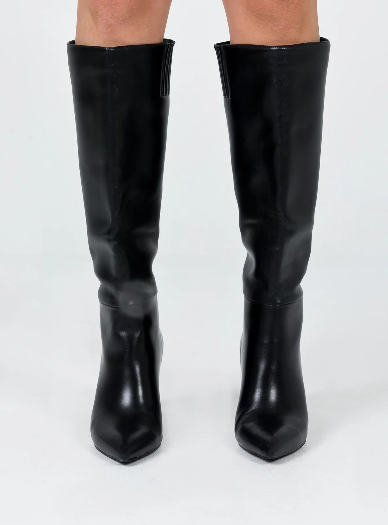 Vesper Knee High Boots Black