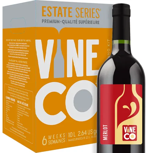 VineCo - Estate Series Merlot (California) - Wine Making Kit