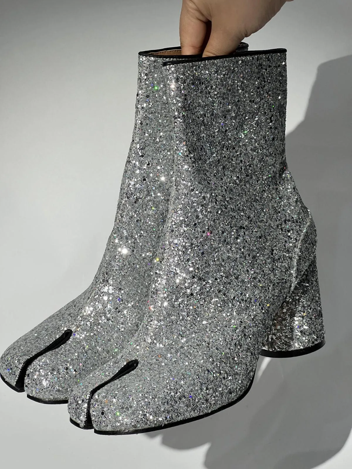 Wallon Tabi Toe Sequin Boots