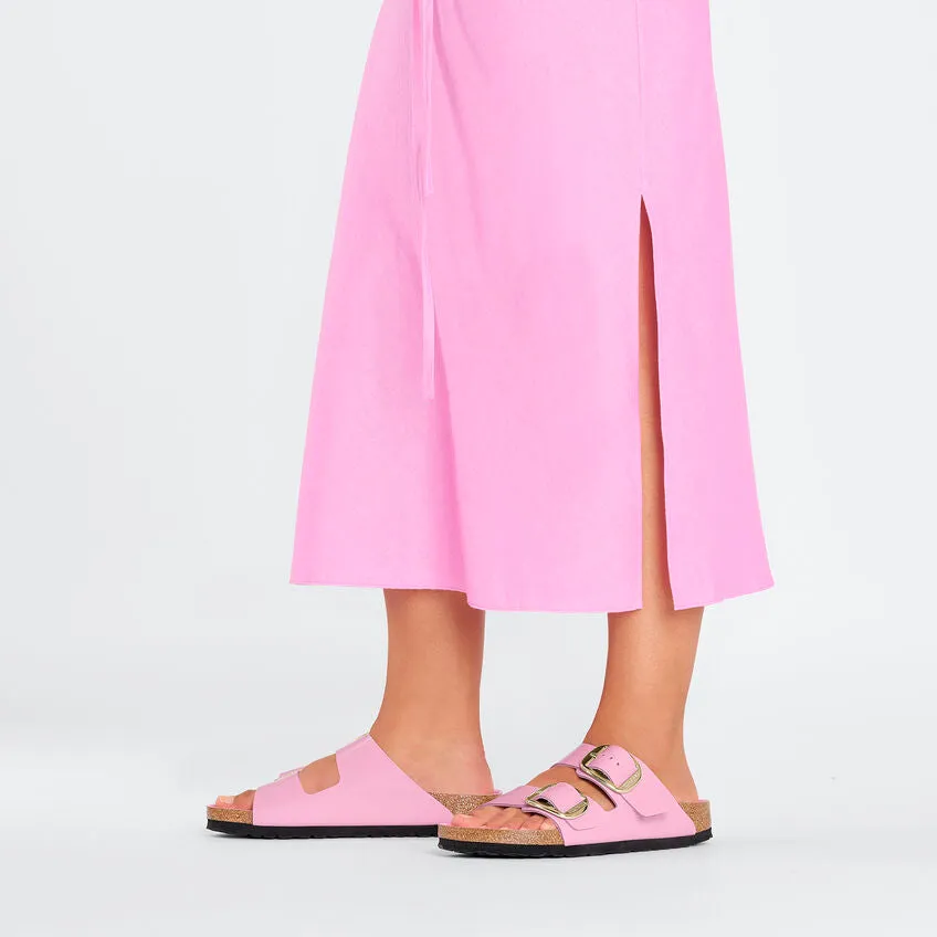 WOMEN'S BIRKENSTOCK ARIZONA BIG BUCKLE | HIGH-SHINE FONDANT PINK