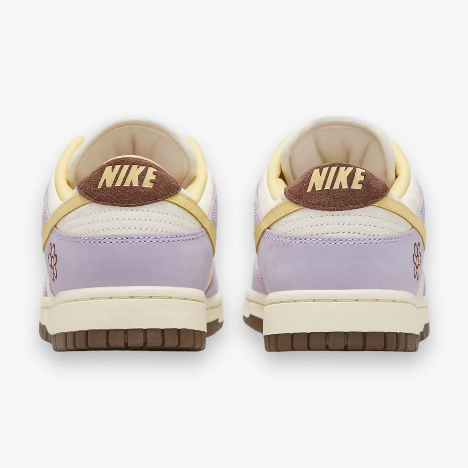 Women's NIKE DUNK LOW PREMIUM LILAC BLOOM/SOFT YELLOW-SAIL FB7910-500