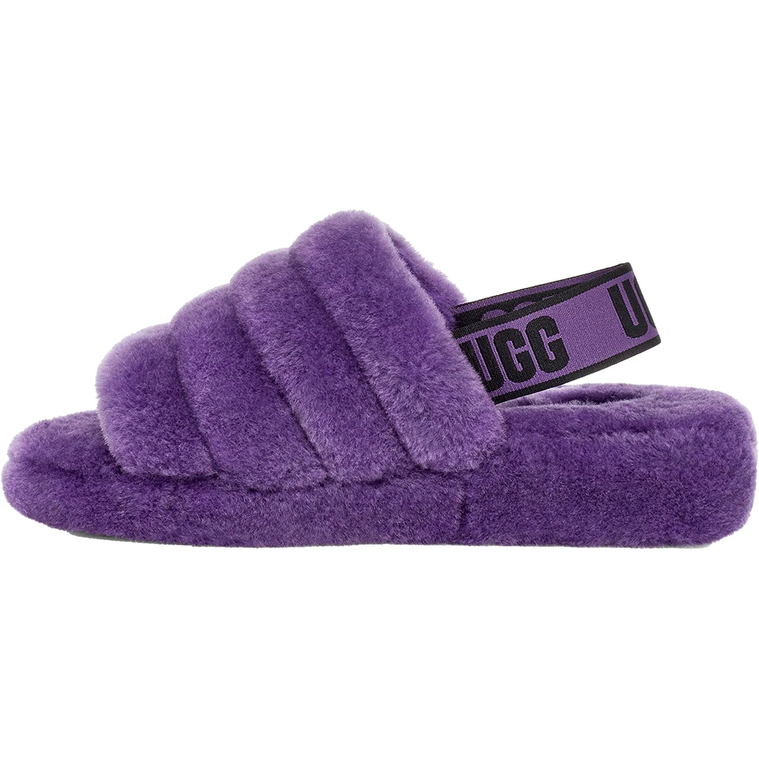 Women's UGG Fluff Yeah Slide Mussel Shell Sheepskin