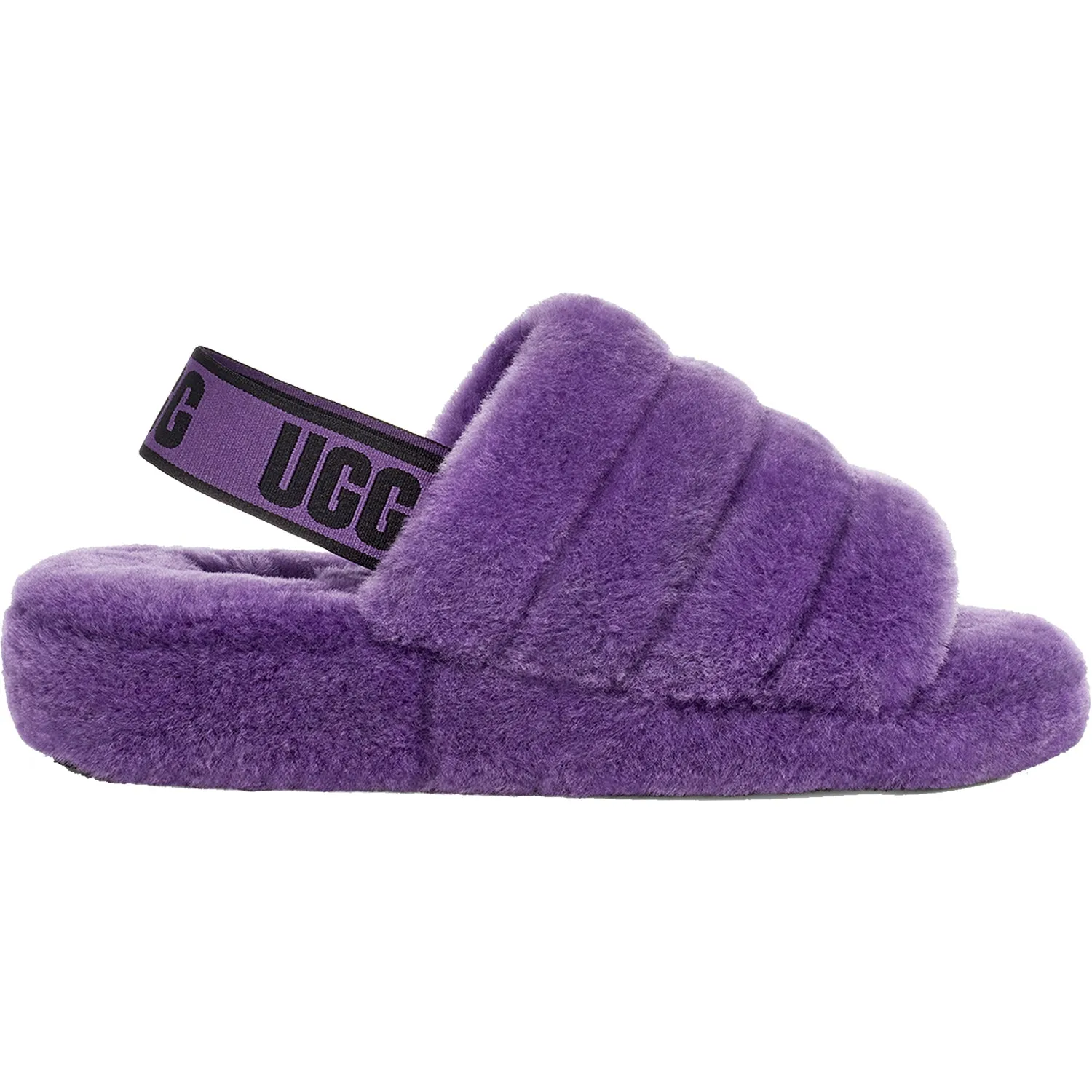 Women's UGG Fluff Yeah Slide Mussel Shell Sheepskin