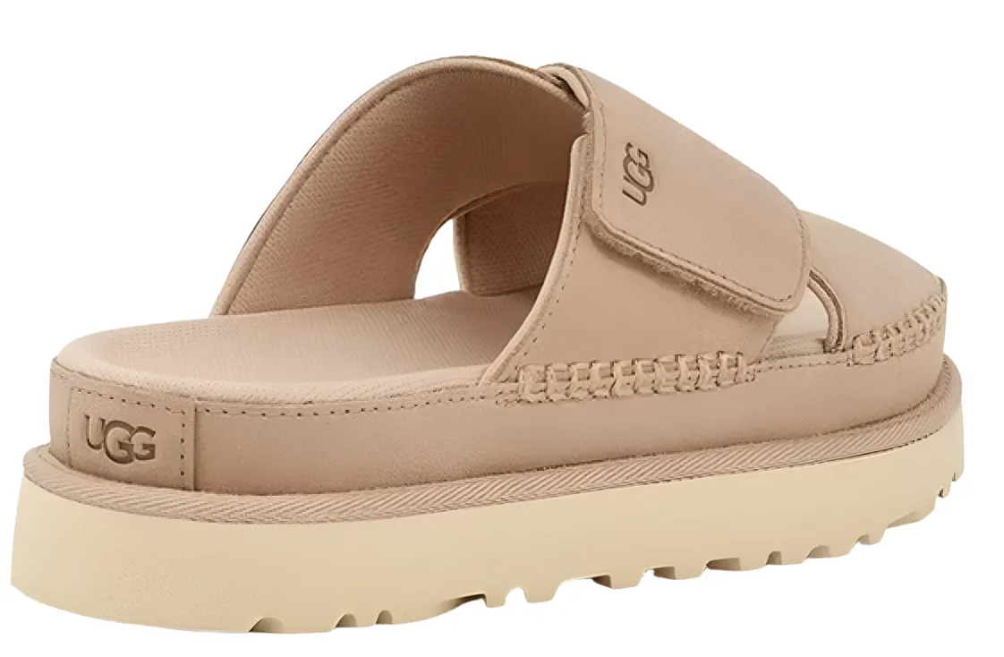 WOMEN'S UGG GOLDENSTAR CROSS SLIDE SANDAL | DRIFTWOOD