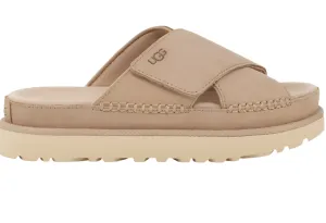 WOMEN'S UGG GOLDENSTAR CROSS SLIDE SANDAL | DRIFTWOOD